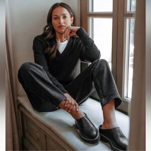 Jenni Kayne Leather Lug Mule